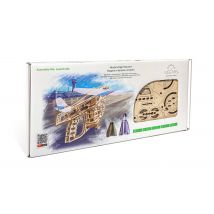 Aéro-lanceur -puzzle 3d Mécanique Ugears-models