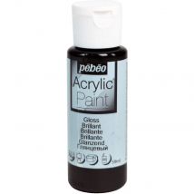 Flacon 59ml Peinture Acrylic Paint Noir Brillant Pébéo - Pébéo