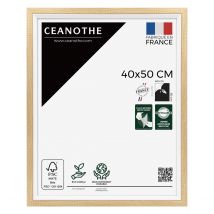 Cadre Photo Actual Bois Blanc 40x50 Cm - Ceanothe