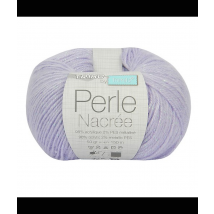 Fil À Tricoter Perle Nacree - Distrifil 06 Violet