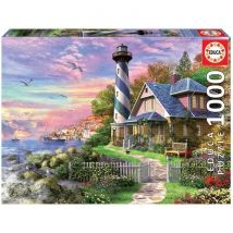 Puzzle Paysage Et Nature - Phare A Rock Bay - 1000 Pieces - Adulte - Educa