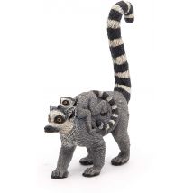Figurine Lémurien Et Son Bébé - Papo