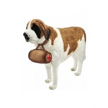 Hansa Peluche Geante St Bernard 4 Pattes 135 Cm L - Hansa Peluches Géantes