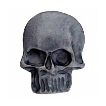 Bouton Tête De Mort À Queue 30mm - Prym Argent Antique Gris