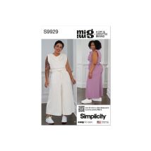 Patron Simplicity 9929 - Ensemble Confort Pour Femme Taille N°1tg-5tg