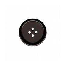 Boutons Rebord 4 Trous 15mm X 4 - Prym Noir