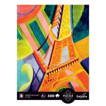 Puzzle 500 Pieces – Tour Eiffel – Robert Delaunay - Sentosphere - Orange - Sentosphère