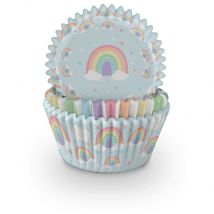 75 Caissettes - Rainbow Pastel - CREATIVE PARTY