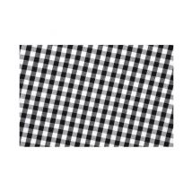 Tissu Coton Vichy Vichy Noir Vendu Par 50 Cm - Distrifil
