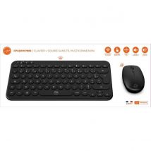 Ensemble Mini Clavier Souris Sans Fil - Cp420w - Fr - Noir - No Name