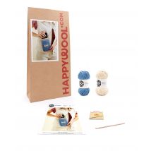 Kit Crochet Sac Topper Ecru Tu - Pingouin