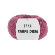 Pelote De Laine Et Alpaga À Tricoter Carpe Diem - Lang Yarns 0365 Rose Framboise
