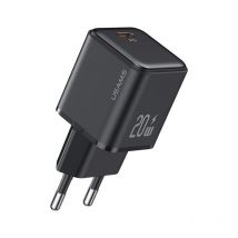 Usams Chargeur Secteur Rapide Usb-c Power Delivery Et Pps 20w Compact Noir