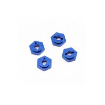 Hexagones De Roues (4) Alu Bleu - Traxxas 7154x - TRAXXAS