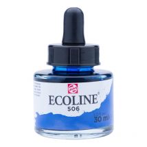 Encre Aquarelle Ecoline 30ml 506 Outremer Foncé Royal Talens