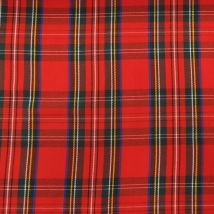 Tissu Tartan Ecossais Classic Rouge - Au Mètre - Craftine