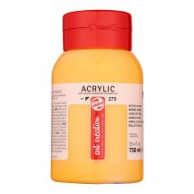 Peinture Acrylique - Jaune Azo Foncé - 270 - Pot De 750 Ml - Talens Art Creation