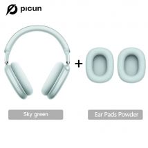 Picun F8 Pro Anc – Casque Sans Fil Audio Spatial 3d & Anc -52 Db - Vert + Earpads - Soundswealth