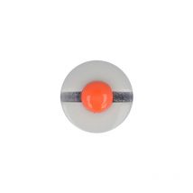 Bouton Béret Marin 15mm Blanc/rouge - My mercerie