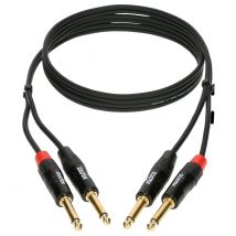 Câble Bretelle Jack 6.35mm Mâle Minilink Pro Noir 90cm Klotz Klotz