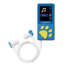 Lenco Lecteur Mp3 / Mp4 Pour Enfant 8gb Avec Écran 1.8 Pouces Et Enregistrement Vocal Bleu