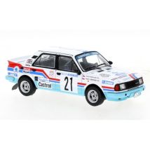 Miniature Montée - Ixo - Skoda 130l Rally Bohemia 1988 No.21 Sibera/gross - 1/43 - Métal