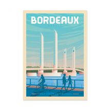Affiche 50x70 Cm - Bordeaux - Olahoop Travel Posters - Wall Editions