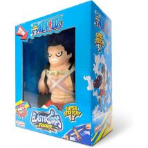 Jouet Extensible À Déformer 23cm - Elastikorps - Maxy Fighter One Piece Luffy Snakeman