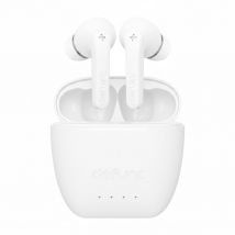Defunc Écouteurs Sans Fil Tws Bluetooth 5.3 Étanche Ipx4 Modèle True Audio Blanc