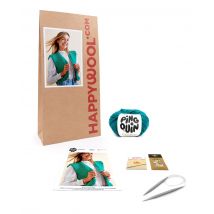 Kit Tricot Gilet Femme Jump Emeraude 50/52 - Pingouin