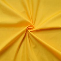 Tissu Popeline De Coton Jaune Curry - Designers-factory (1m X 1m46) - Designers-factory
