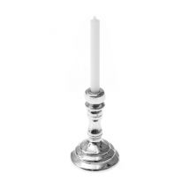 Bougeoir Miniature Argenté, 4 Cm Pour Le Monde Des Lutins - Rico Design Gris