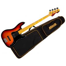 Gv 4 Gloxy 3-tone Sunburst Passive + Housse Markbass