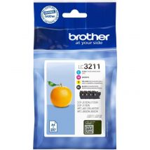Multipack 4 Cartouches Jet D'Encre Lc3211 N C M Y Brother - Brother
