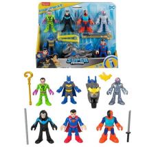 -dc Super Friends-coffret De Figurines Deluxe Avec 9 éléments - Hxf94 - Imaginext