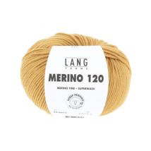 Pelote De Laine À Tricoter Merino 120 - Lang Yarns Jaune (311)