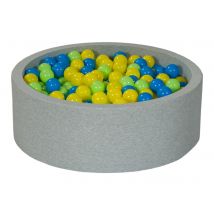 Piscine À Balles Jaune, Bleu, Vert 450 Balles - Velinda