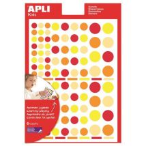P 6f 624 Gommet Enl Rond Coul Assorties - Apli