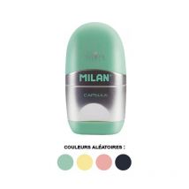 Boîtier Taille-crayons Et Gomme Capsule Silver Milan
