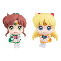Sailor Moon - Statuette Look Up Eternal Sailor Jupiter & Eternal Sailor Venus 11 Cm - Megahouse