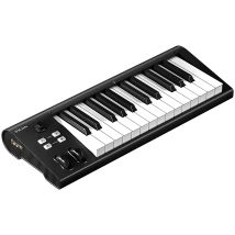 Clavier Maître Midi Usb Icon Pro Audio Artist 25 - 25 Touches Sensibles À La Vélocité - Aluminium