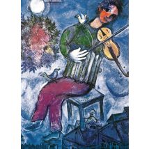 Puzzle 1000 Pièces - Marc Chagall - Le Violoniste Bleu - Eurographics