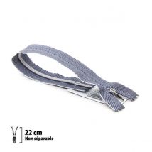 Fermeture Nylon Invisible 22 Cm Ruban Couleur Jeans - Eclair Prym