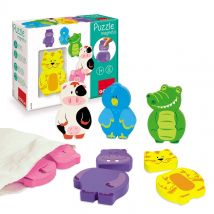 6 Puzzles Magnétiques Animaux - Goula