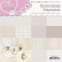 24 Papiers Scrapbooking 15,2 X 15,2 Cm Precious Martieke Romance - Find It