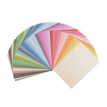 Papier Cartonné A4 - 216 G - 60 Couleurs Assorties - Lisse - Florence - 60 Feuilles Scrapbooking