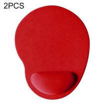 Tapis De Souris Gel Confortable Bleu Ciel Antidérapant Écologique 2 Pcs Rouge Yonis - Yonis