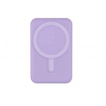 Bigben Connected Powerbank Usb A / Usb C 10w 5000mah Induction Compatible Magsafe Violet - Big Ben