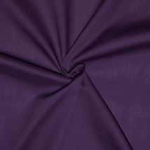 Tissu Popeline De Coton Violet - Designers-factory (1m X 1m46) - Designers-factory