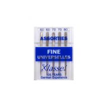 Aiguilles Universelles Pour Machines - Klasse Taille N°assorties 60/8, 70/10, 80/12 - Klasse